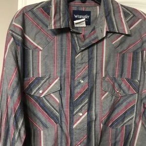 Vintage pearl snap shirt